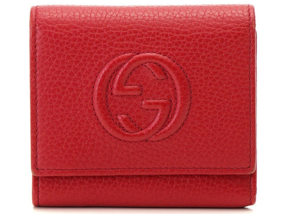 Gucci Soho Leather Red Wallet